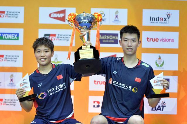 球探体育即时比分比分-国羽混双新组合冲进前20创新高 单打排名集体上升